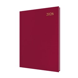 Collins Essential Diary A4 DTP MAROON