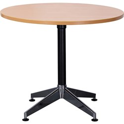 Rapidline Typhoon Round Table 750Hx1200mmD Beech Top Black Base