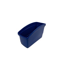 Plastic Book and Storage Tub Blue