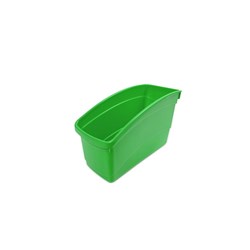 Plastic Book and Storage Tub Green