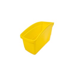 Plastic Book and Storage Tub Yellow