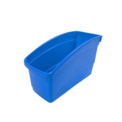 Plastic Book and Storage Tub Light Blue