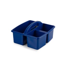 Small Plastic Caddy Blue