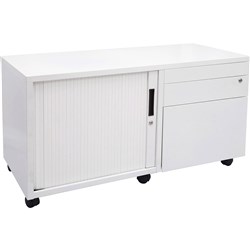 Rapidline Caddy Left Hand Tambour Door 615Hx1050Wx500mmD White