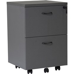 Rapid Worker Mobile Pedestal 2 Drawer 690Hx465Wx447mmD filing cabinet Ironstone