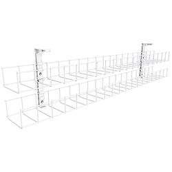 Rapid Cable Management Dual Basket Only 1250mm White