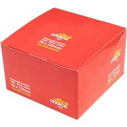 OFFICE CHOICE 76X127mm STICKY NOTES YELLOW PACK 12