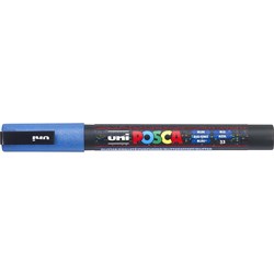UNIBALL POSCA 3M GLITTER BLUE