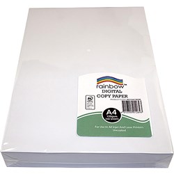 Rainbow A4 120gsmMatte Digital Copy Paper PEFC White Pack of 250 Sheets