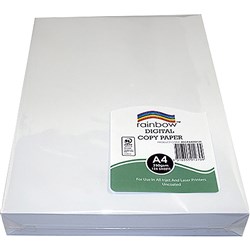 Rainbow PEFC Matte Digital Copy Paper A4 250gsm White Pack of 125 Sheets C