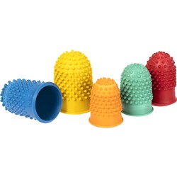 Rexel Thimblettes Assorted Sizes and Colours Pack of 15