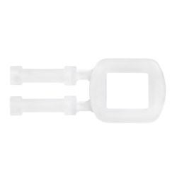 Marbig Professional Plastic Buckles For 12mm Strapping White Carton Of 1000