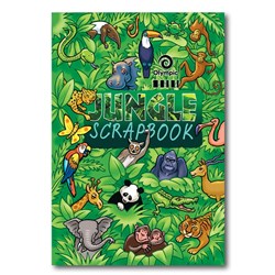 OLYMPIC SCRAP BOOK JUNGLE & JOKER 335 X 240MM 60GSM 64 PG 198076 SJ64 BTS