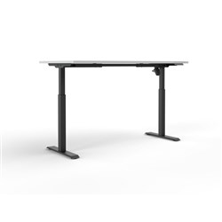 OLG Quick Stand Height Adjustable Desk 1200W x 750D x 720-1180mmH Black/White