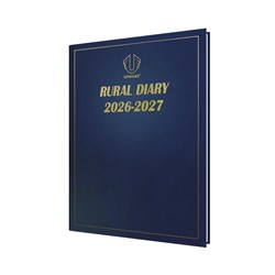 Collins Upward Rural Financial Year Diary A4 2 Days To Page Black