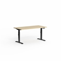 OLG Klass Electric Height Adjustable Desk 1800W x 750D x 620-1270mmH Oak/Black