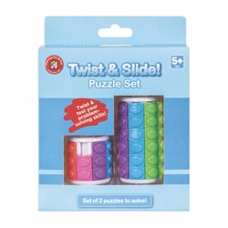 Sensory Sprouts Twist & Slide Puzzle Fidget Set of 2