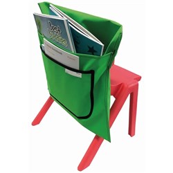 Writer Nylon Chair Bags Green, 2 Pockets