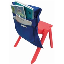 Writer Nylon Chair Bags Blue, 2 Pockets