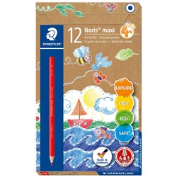 Staedtler Noris Colour Pencils Maxi Learner Red Pack of 12