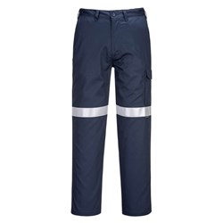 Portwest Bizflame FR Cargo Pants With Tape Size 36 Regular Navy