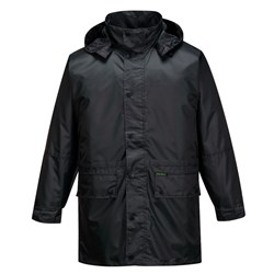 Portwest Carey Rain Jacket Medium Black