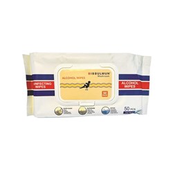 Bibbulmun Washroom 70% Alcohol Wipes Pack Of 50 Disinfecting Surface Wipe