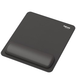 Fellowes Breyta Black Mousepad Mousepad Wrist Rest Black