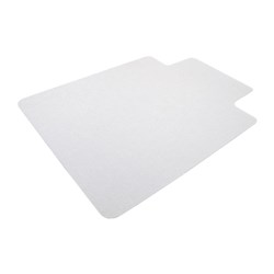 Floortex Chair Mat For Hard Floor 90 x 121mm Keyhole Clear