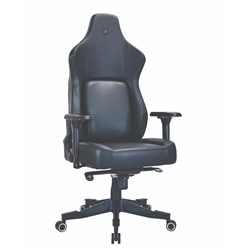 Buro X PowerA Navigator Ergonomic Gaming Chair + Arms Black PU Seat And Back