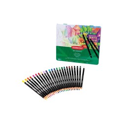 Derwent Academy Coloured Pencils Assorted Tin Pack Of 24
