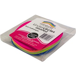 KINDER SHAPES Fluoro Paper Circles 120mm