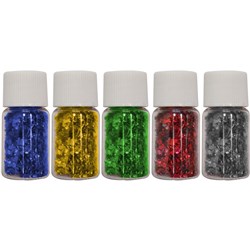RAINBOW GLITTER VIAL 3GM Assorted 3gram Vials