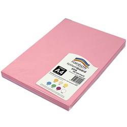 RAINBOW SYSTEM BOARD PINK A4 150GSM Pack of 100