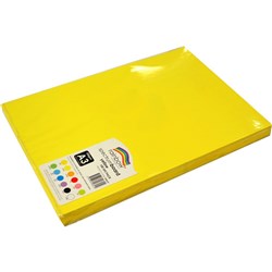 Rainbow Spectrum Board 220gms A3 100 Sheets YELLOW