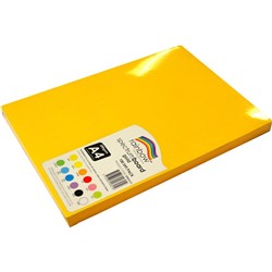 Rainbow Spectrum Board A4 220gsm 100 Sheets Gold