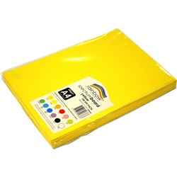 Rainbow Spectrum Board 220gms A4 100 Sheets Yellow