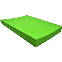 Rainbow Spectrum Board 220gms 510mmX640mm 100 Sheets Lime