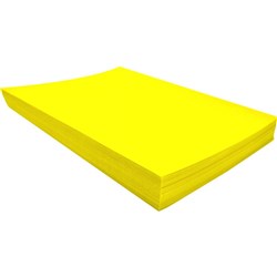 Rainbow Spectrum Board 220gms 510mmX640mm 100 Sheets Yellow