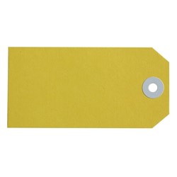 AVERY SHIPPING TAGS SIZE 4 108 X 54MM YELLOW BOX 1000