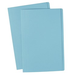 MANILLA FOLDERS LIGHT BLUE BOX 100 FOOLSCAP