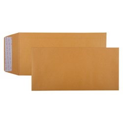 GOLD ENVELOPE 305 X 150 BOX 250 PEEL N SEEL