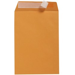 ENVELOPES C4 GOLD STRIP SEAL C4 BOX 250 STRIP SEAL HEAVY WEIGHT 100 GSM 612329