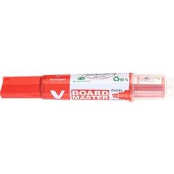 Pilot BegreeN V Whiteboard Marker Chisel Tip - Red Refillable