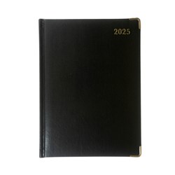 Debden Manager Classic Diary Day To A Page 190 X 260mm Black