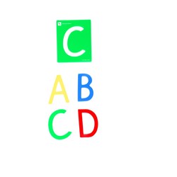 EC STENCIL Alphabet A Z 90x110mm 26s