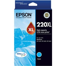 EPSON 220 XL CYAN INK CARTRIDGE
