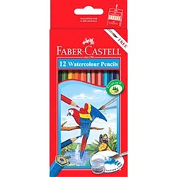 FABER CASTEL WATER COLOUR PENCILS PACK 12