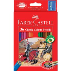 FABER CASTELL CLASSIC COLOUR PENCIL PK 36