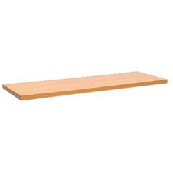 BOOKCASE SHELF BEECH 858MM W X 270MM D X 25MM